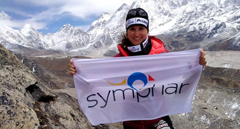 Symphar is a strategic sponsor of alpinist Milka Raulin!